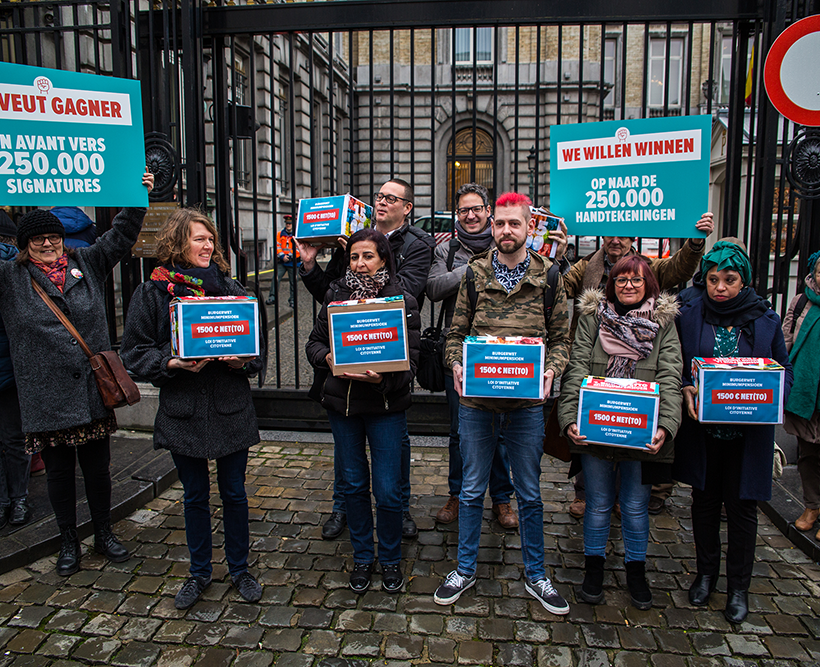 Waarom weigert het parlement zich uit te spreken over de burgerwet voor een minimumpensioen van 1500 euro netto?