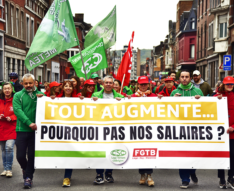 Le 20 juin, rendez-vous en masse à Bruxelles pour dire : « Bloquons les prix, pas les salaires »