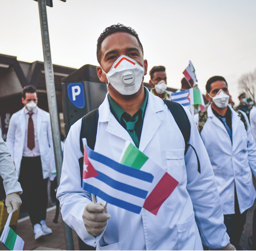 Parlementsleden van  PVDA, s.pa en PS nomineren de Cubaanse internationale medische brigades voor de Nobelprijs voor de Vrede in 2021