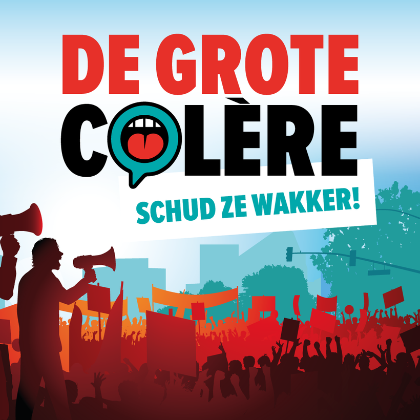 PVDA organiseert De Grote Colère, mars voor een andere politiek