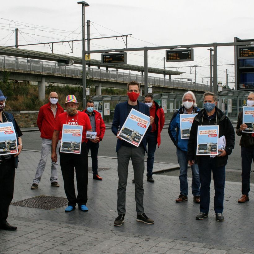 PVDA start campagne voor het behoud van stadsbussen in Sint-Niklaas