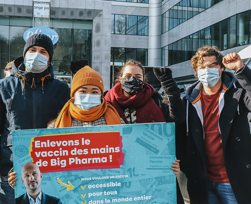 Le PTB demande que la Belgique soutienne la levée des brevets sur le vaccin contre le Covid auprès de l'Organisation mondiale du Commerce