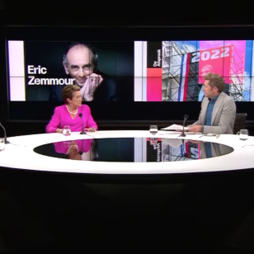 Mia Doornaert, Eric Zemmour en de intellectuele dictatuur in Vlaanderen