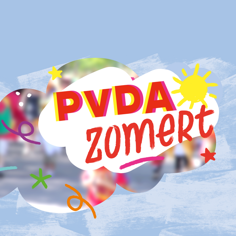 Visual voor het event "PVDA zomert"