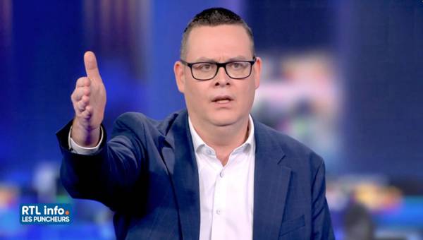 Raoul Hedebouw sur le plateau des Puncheurs.