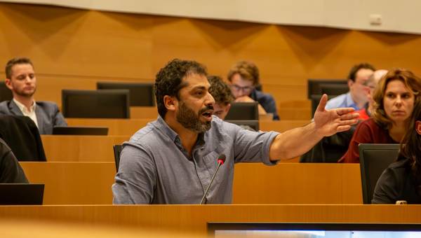 Le député Nabil Boukili à la Chambre