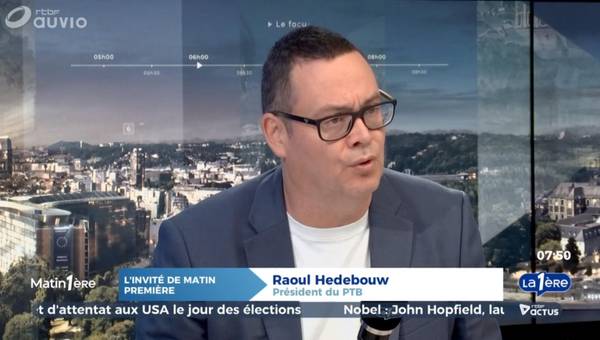 Raoul Hedebouw dans Matin Première, sur La Première