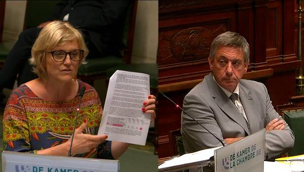 Sofie Merckx interpelle Jan Jambon à la Chambre.