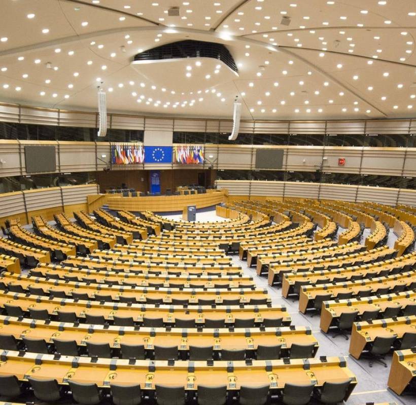 Photo du parlement européen.