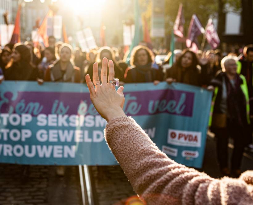 Manifesteer mee tegen geweld op vrouwen op 22 november 