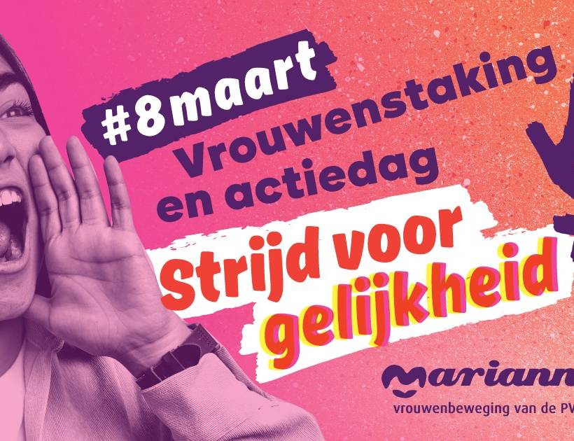 Internationale Vrouwendag - PVDA en Marianne eisen minimumloon van € 14 per uur