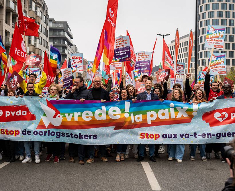 Rassemblement pour la paix à bruxelles