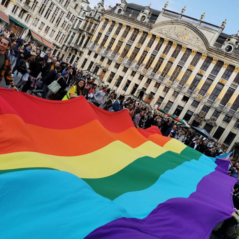 We take Pride in Solidarity, op 21 mei naar de Belgian Pride in Brussel