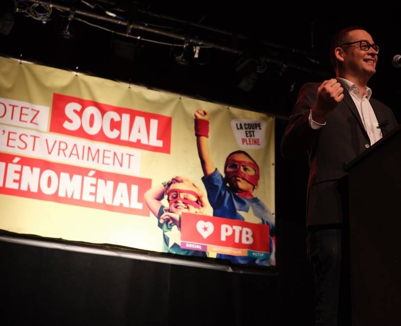 Le PTB lance sa campagne : « Votez social, c'est vraiment phénoménal »