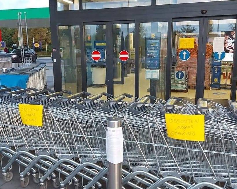 Vakbonden en personeel Lidl dwingen maatregelen tegen hoge werkdruk af na massale staking