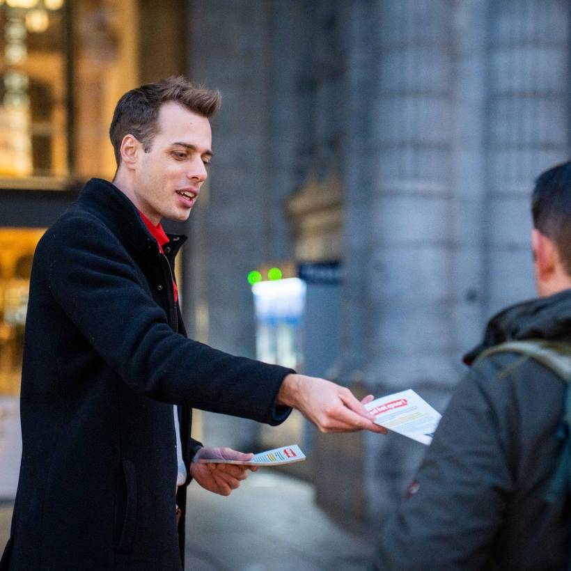 “Red het spoor”: PVDA voert actie voor toekomstvisie NMBS