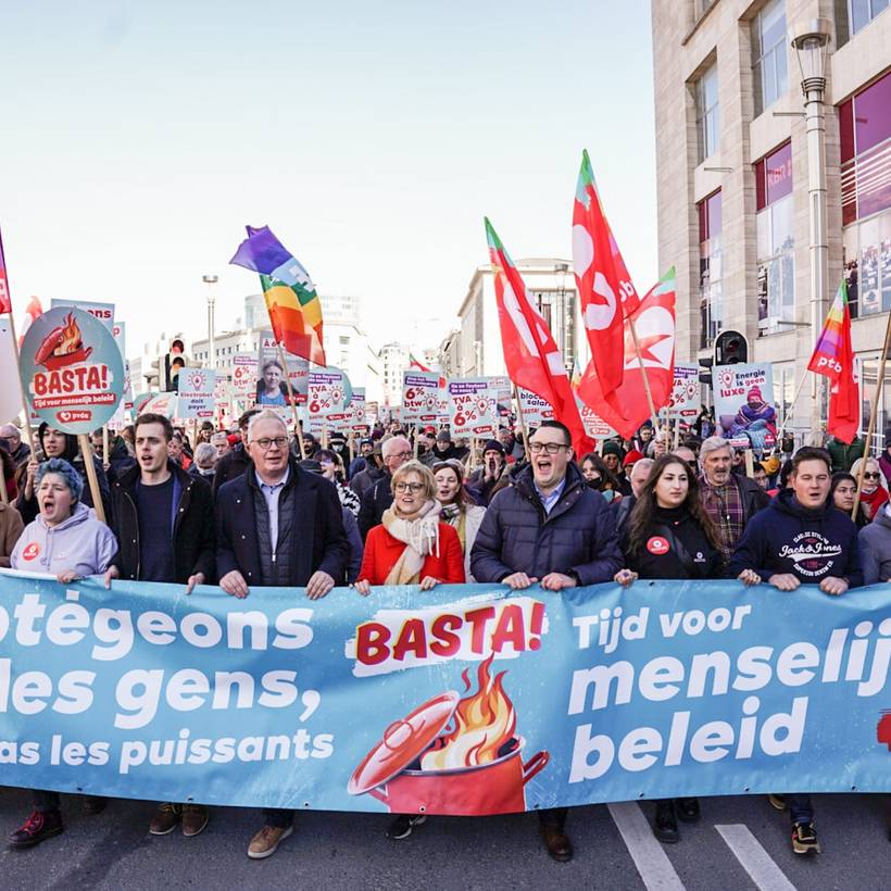 PVDA brengt 10.000 mensen op de been tegen torenhoge energiefacturen