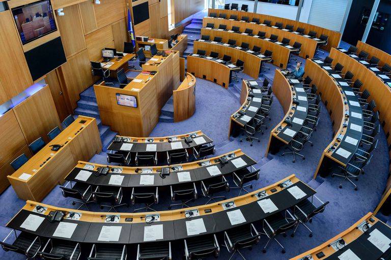 Le parlement bruxellois.