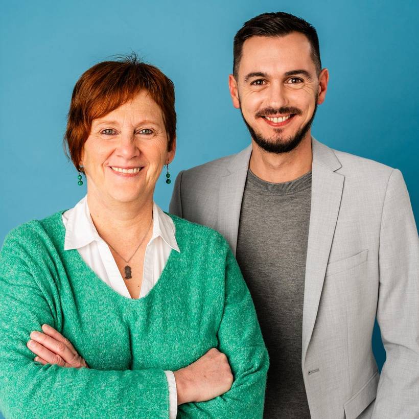 Alice Bernard et Julien Liradlefo, têtes de liste liégoises pour les élections régionales de 2024.