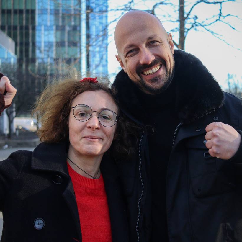 Marc Botenga et Sophie Lecron