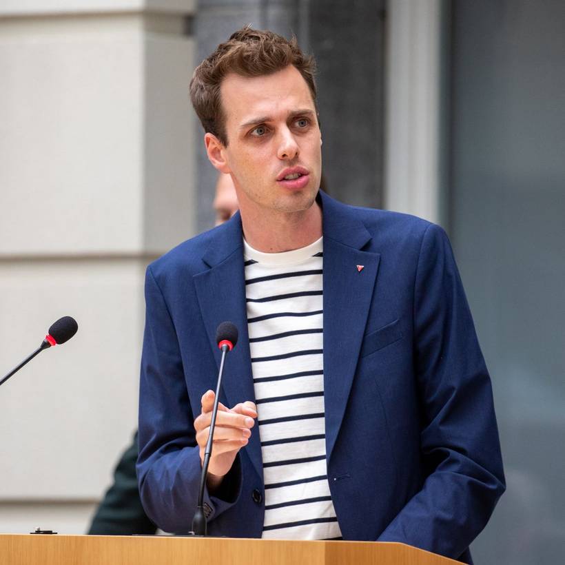 Jos D'Haese in het Vlaams Parlement.