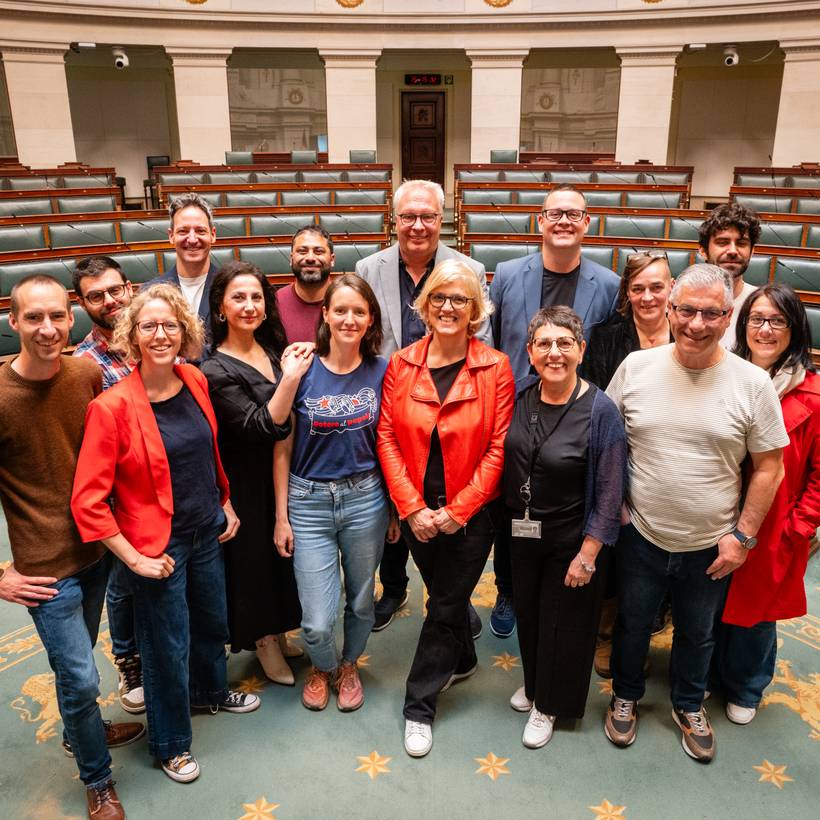 De 15 volksvertegenwoordigers van de PVDA in de Kamer