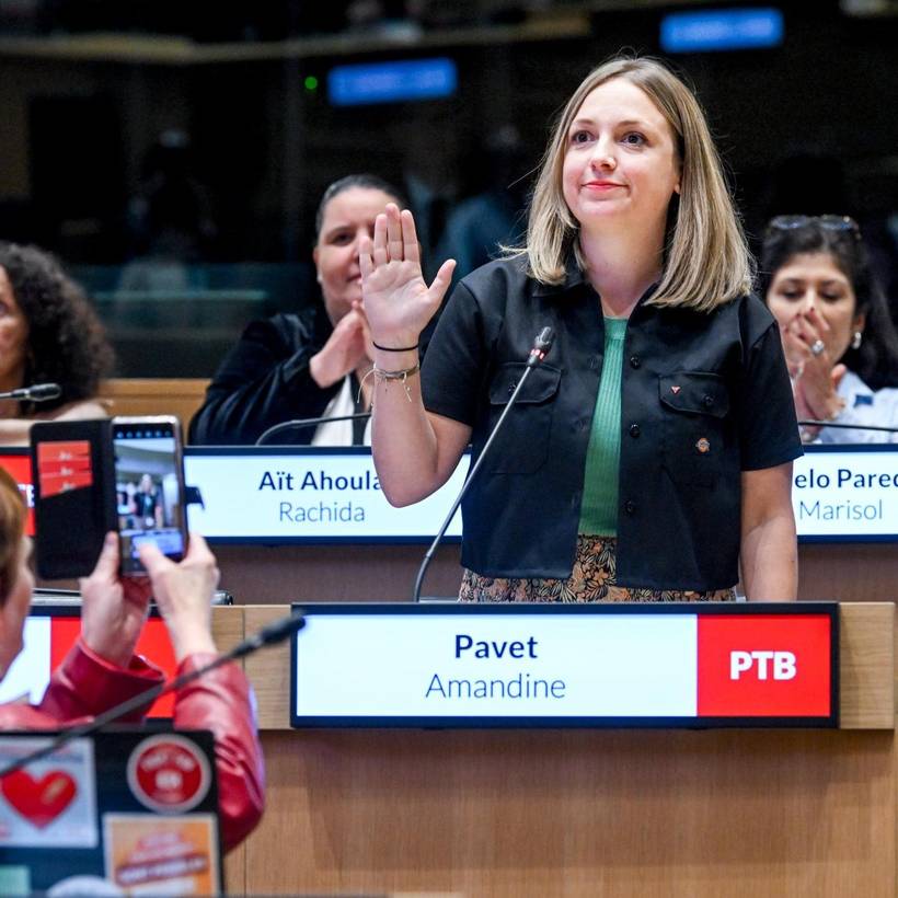 Amandine Pavet (Photo Parlement de la Fédération Wallonie-Bruxelles)