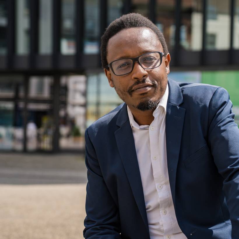 Germain Mugemangango, chef de groupe PTB au Parlement wallon.