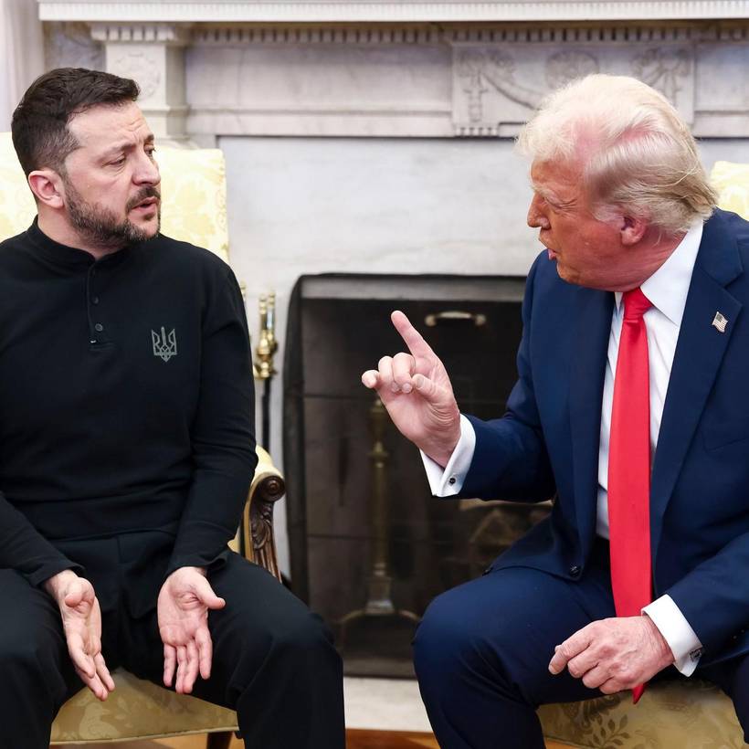 Trump s'adresse durement à Zelensky à la Maison blanche.