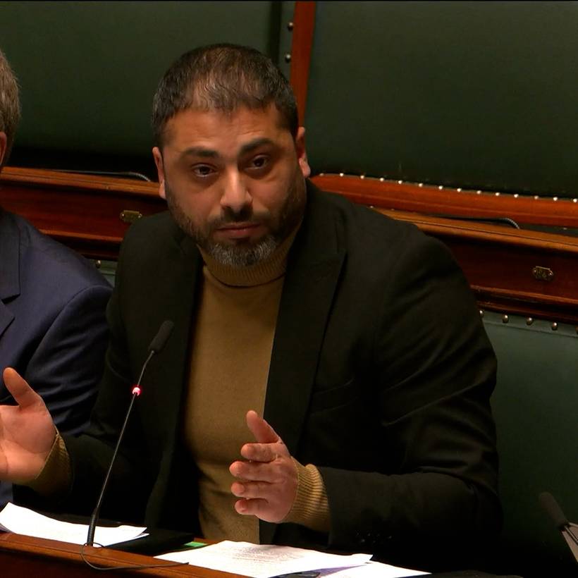 Nabil Boukili in de Kamer