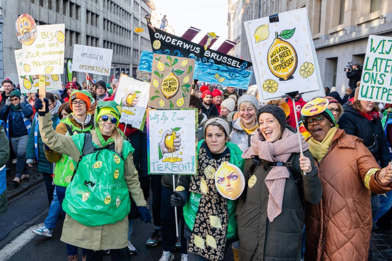 Manifestation à Bruxelles le 13 janvier contre le gouvernement des casseurs.