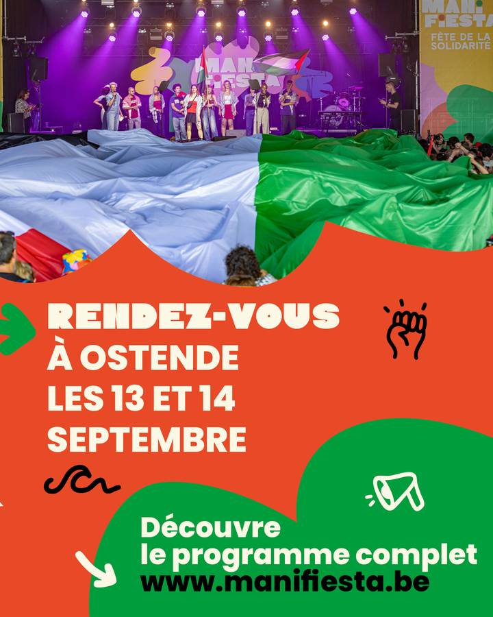 Rendez-vous les 13 et 14 septembre à Ostende → Découvre le programme complet sur manifiesta.be