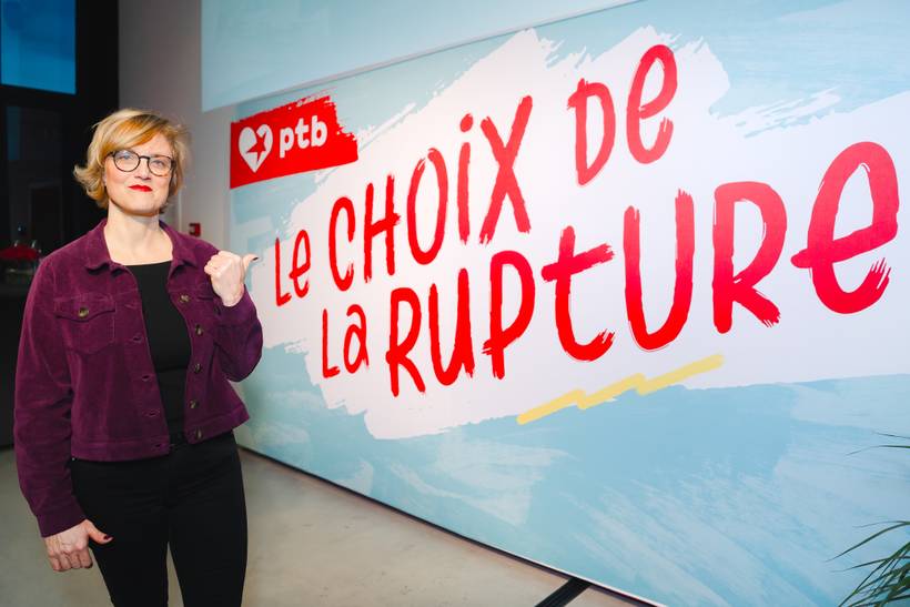 Sofie Merckx présente notre slogan de campagne : "Le choix de la rupture"