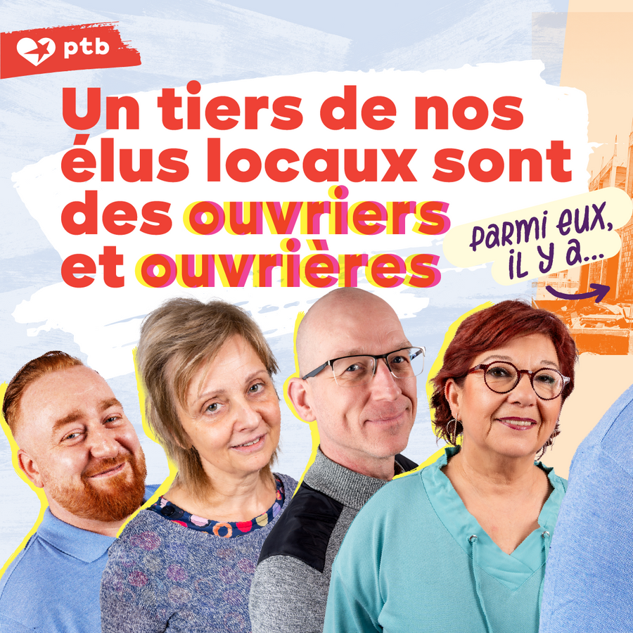 Un tiers de nos élus locaux sont des ouvriers et des ouvrières.