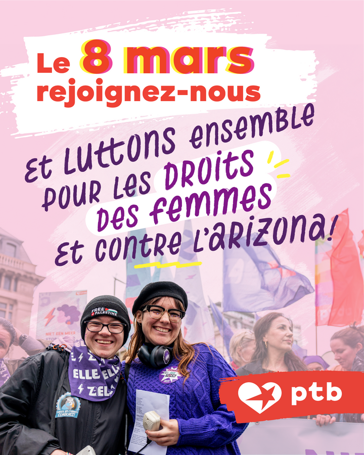 Le 8 mars, rejoignez-nous et luttons pour les droits des femmes et contre l'Arizona