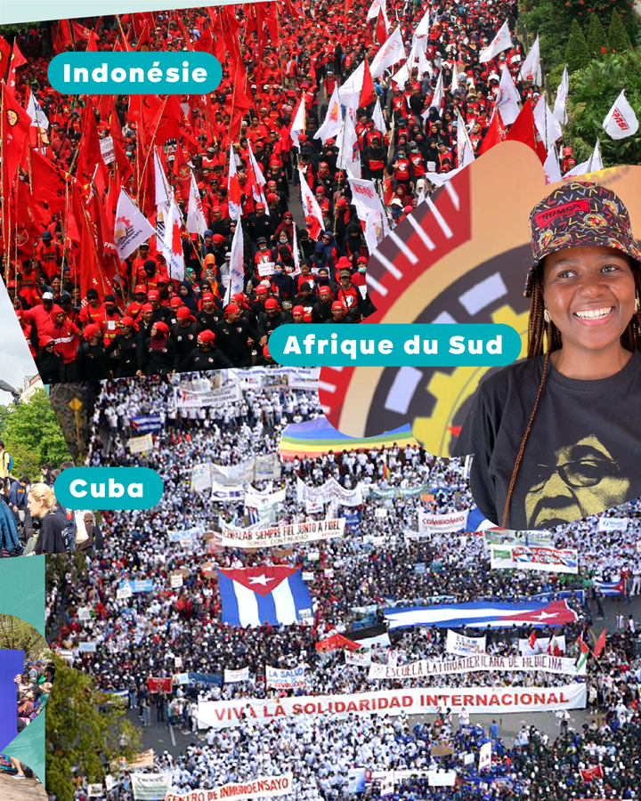 Photos du 1er mai en Indonésie, en Afrique du Sud, à Cuba.