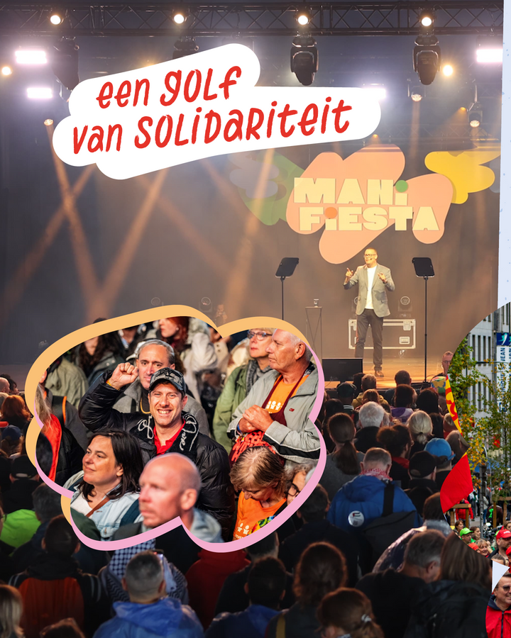 een zee van solidariteit